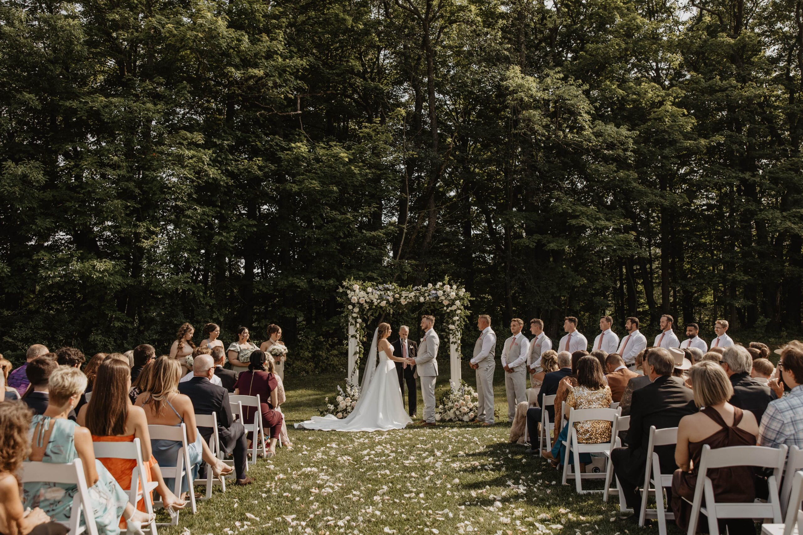 Wedding Ceremony at Notting Hill Farm